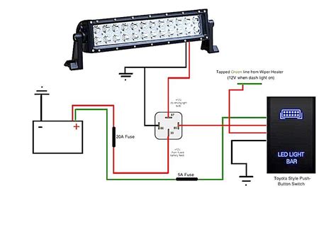 led off road light bar wiring diagram 